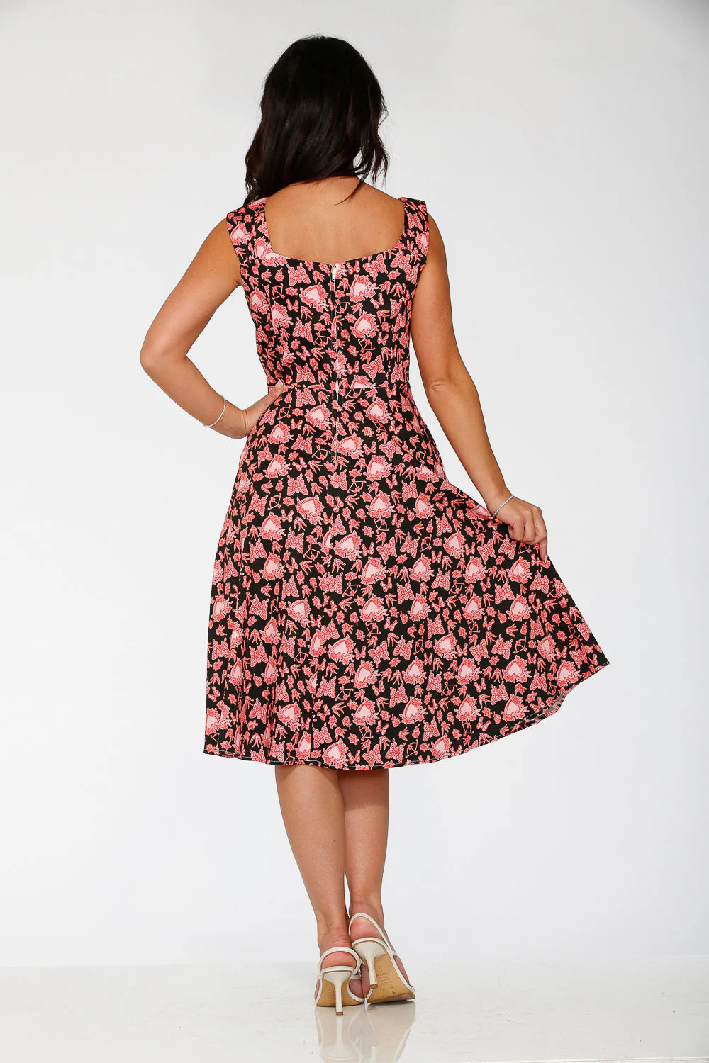 Heart Angel Swing Dress in Black - Image 7