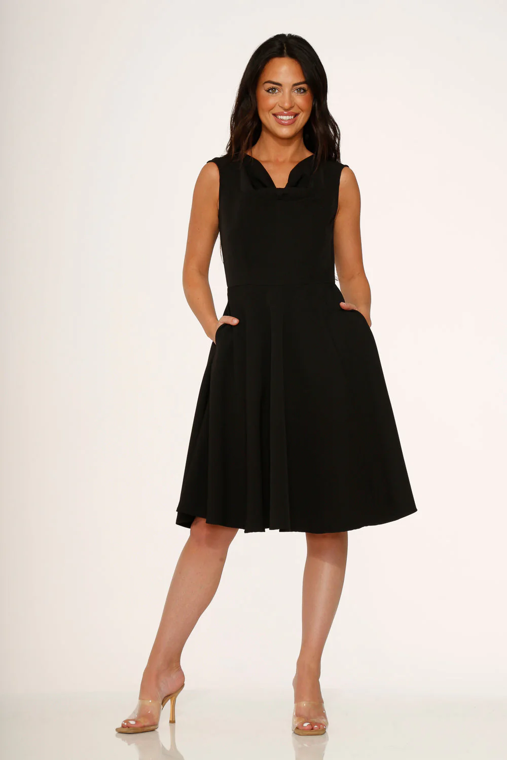 Black Swing Dress - Image 2