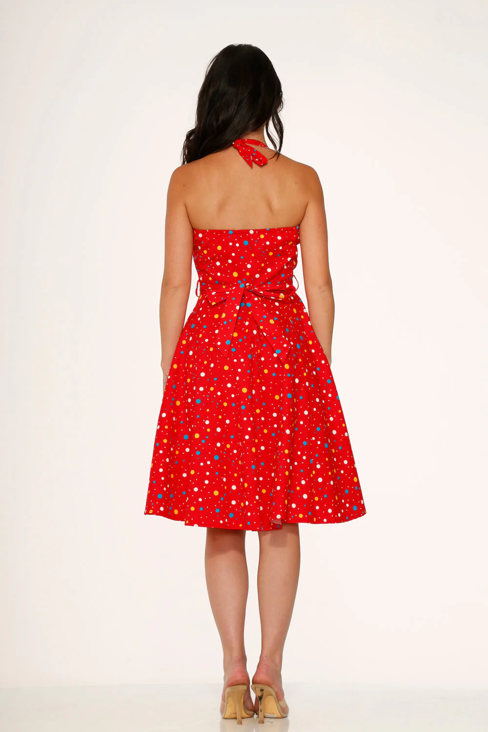 Red Candy Halter Swing Dress - Image 6