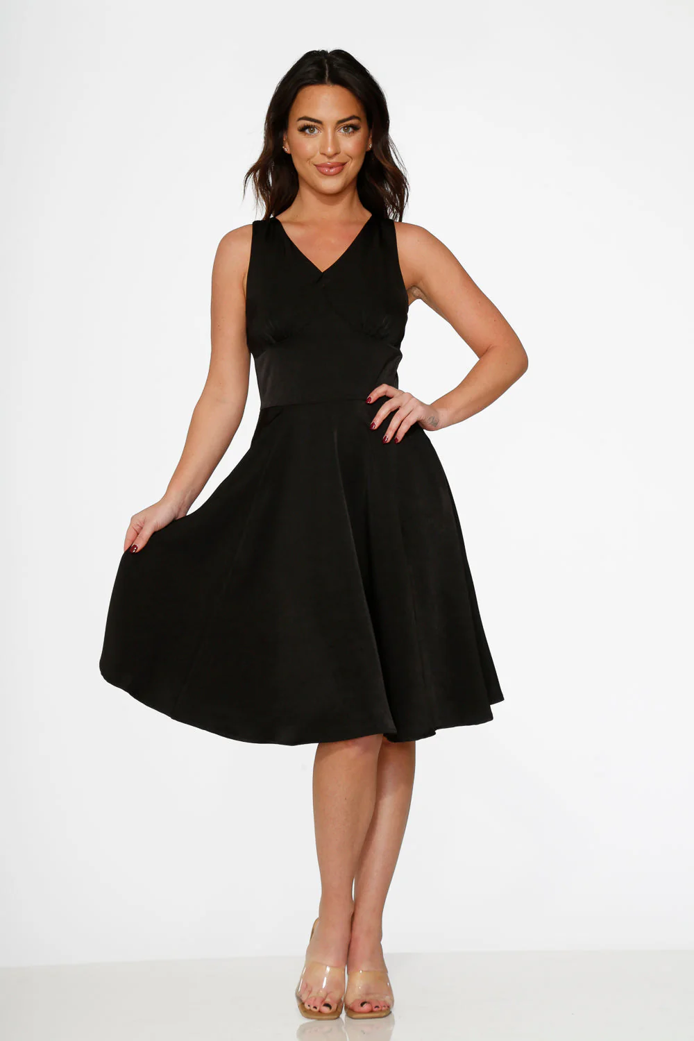 Black Swing Dress - Image 4