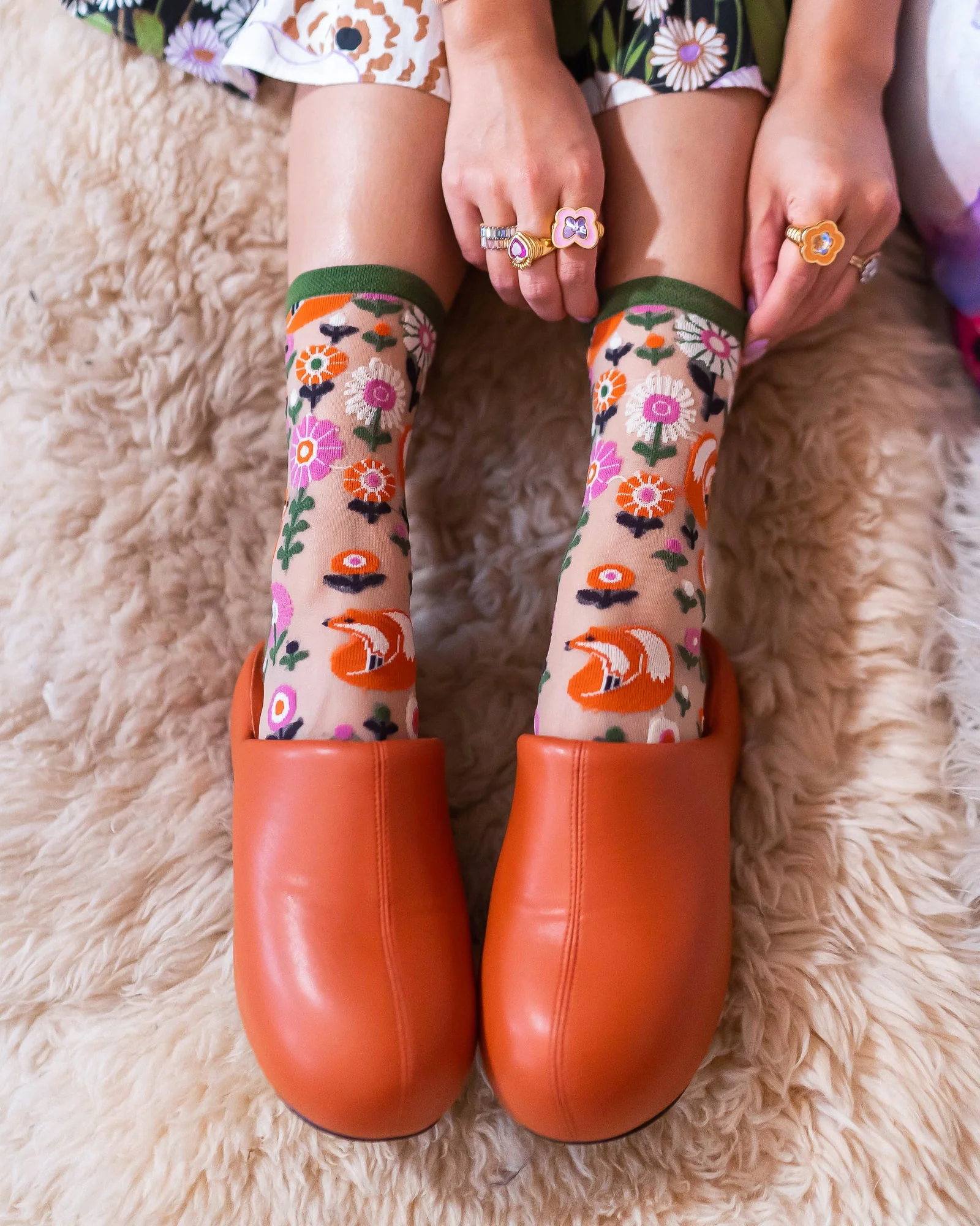 Animal Lovers Sheer Socks Bundle 1 🦊 🦚 🐴 - Image 5