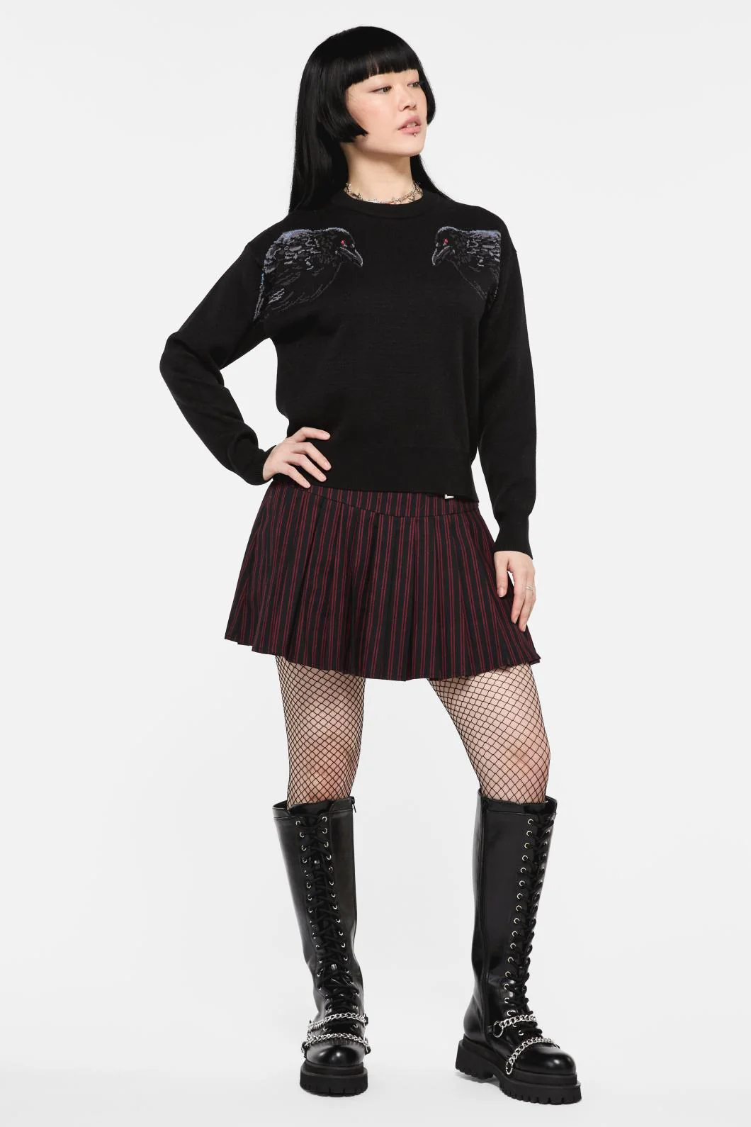 Apollo Crow Knit Sweater - Image 8