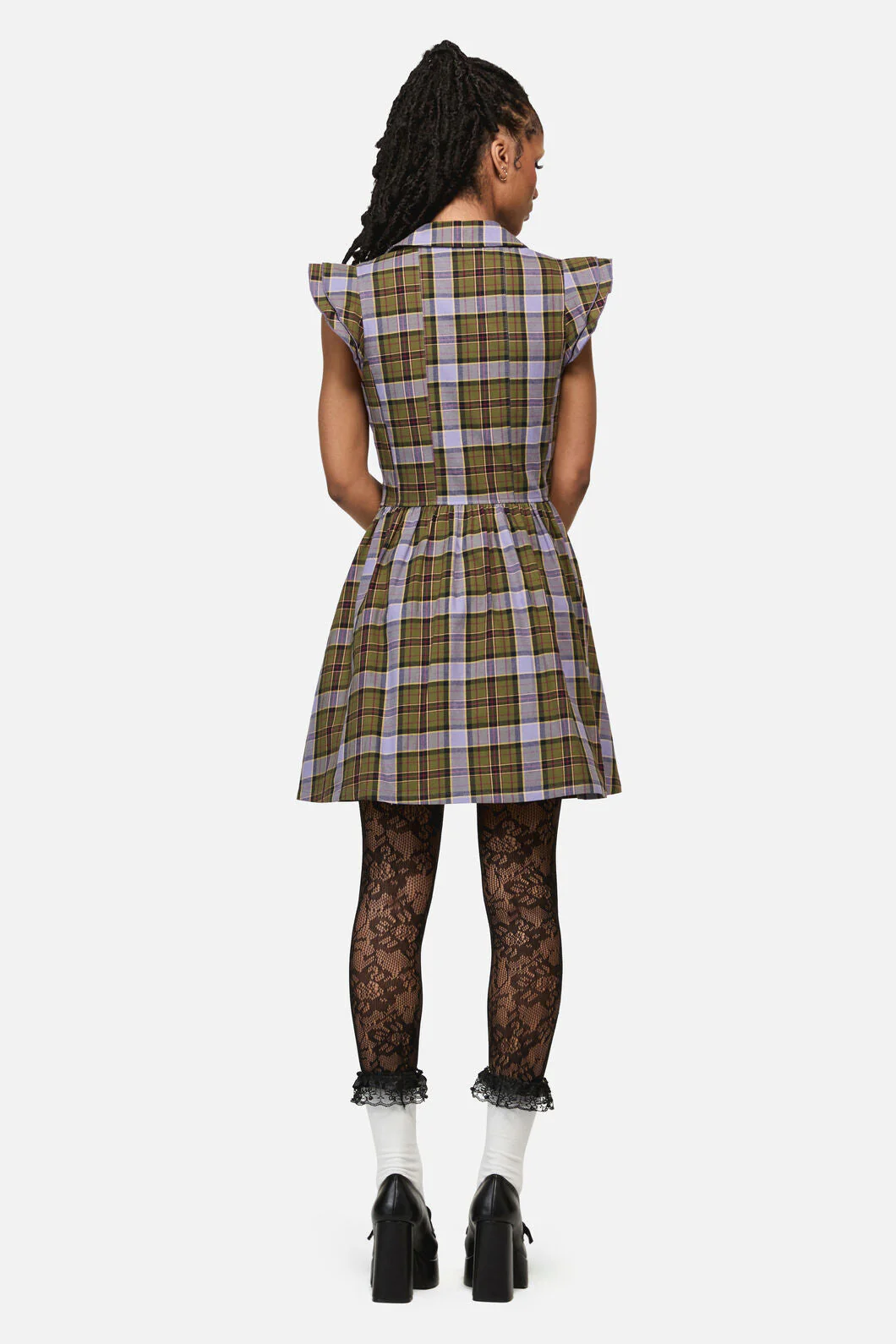 Apothecarius Goth Tartan Dress - Image 4