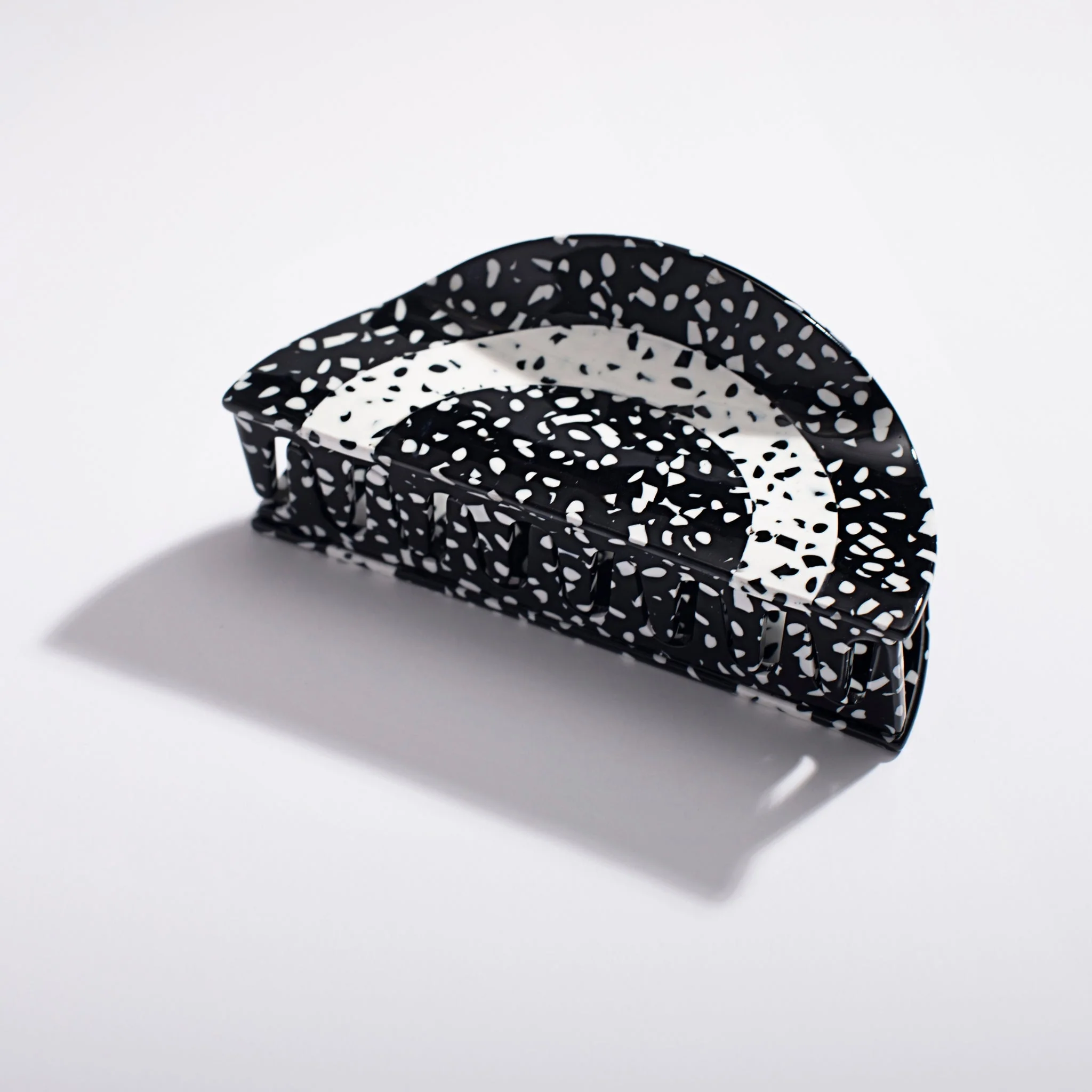 Black and White Rainbow Hair Claw - Image 2