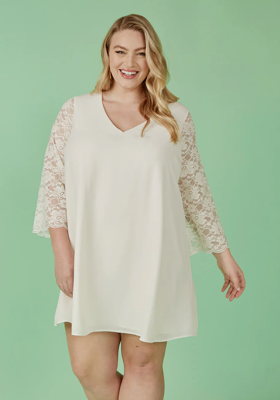 Blushing With Bliss Shift Dress (Final Sale) - Image 6