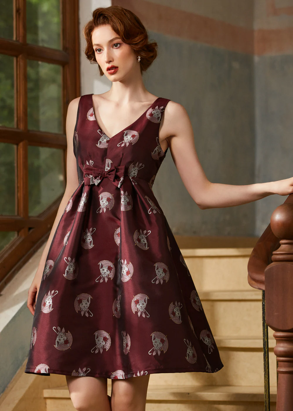 The Purrfectly Poised Fit & Flare Dress - Image 6