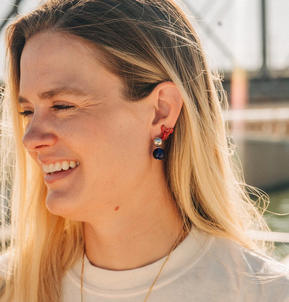 Bubble Bobber Stud Earrings - Image 2