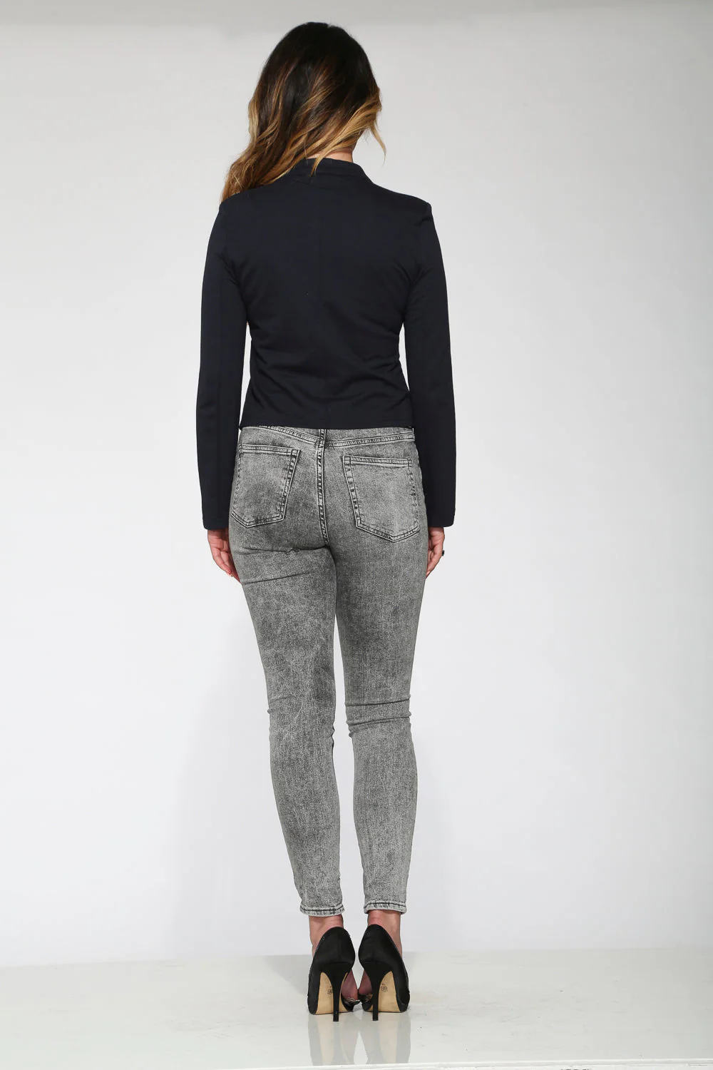 Navy Blue Military Jacket - Image 5