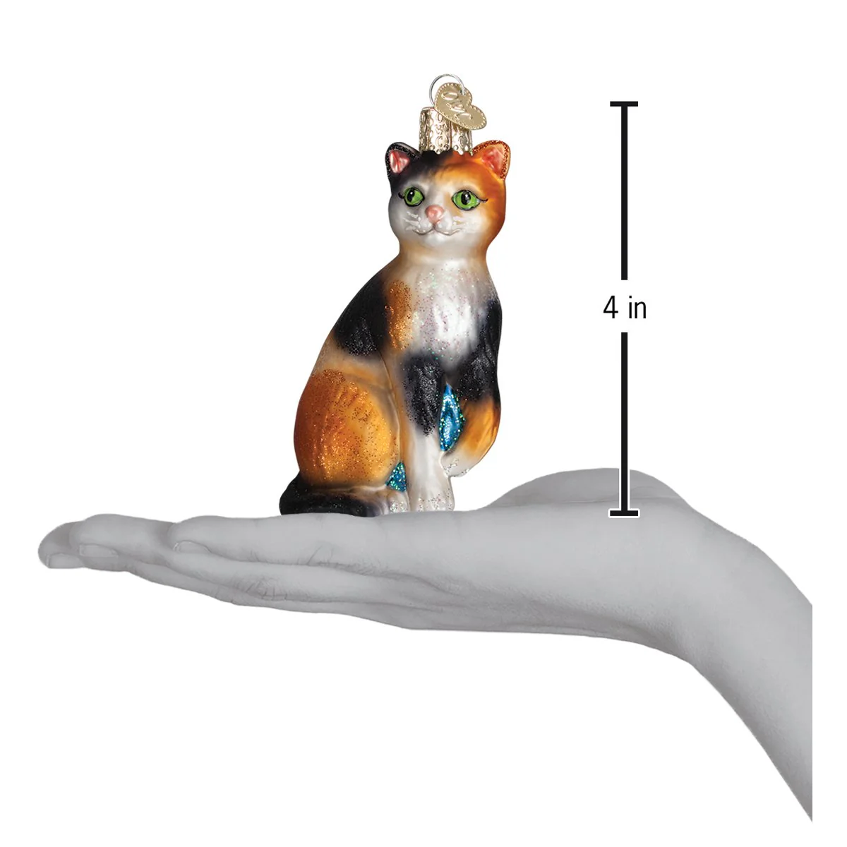 Calico Cat Ornament - Image 6