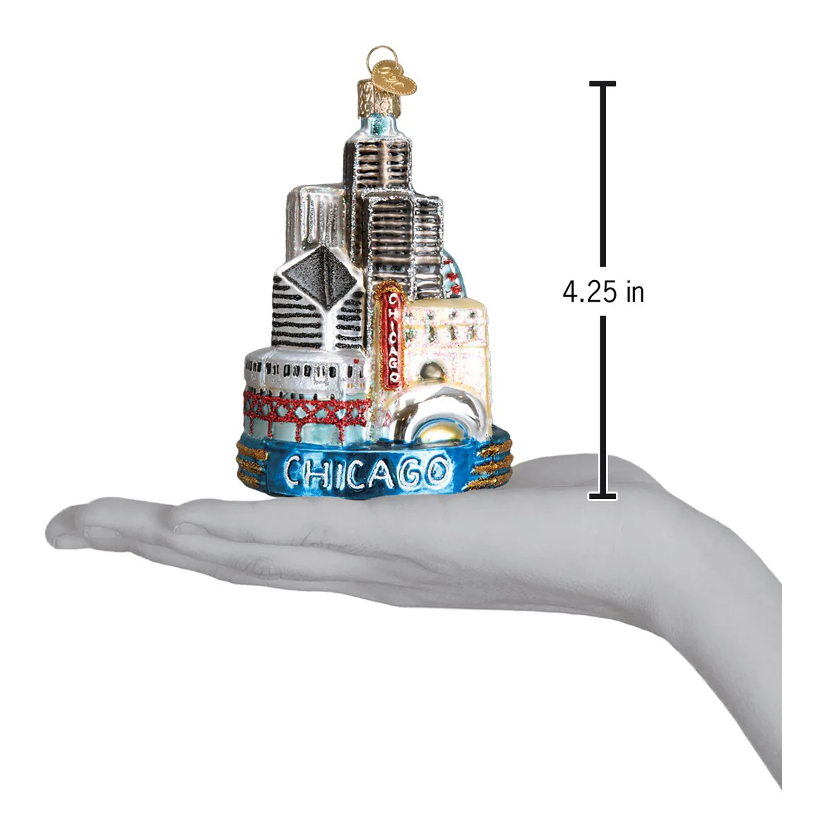 Chicago Christmas Ornament - Image 6