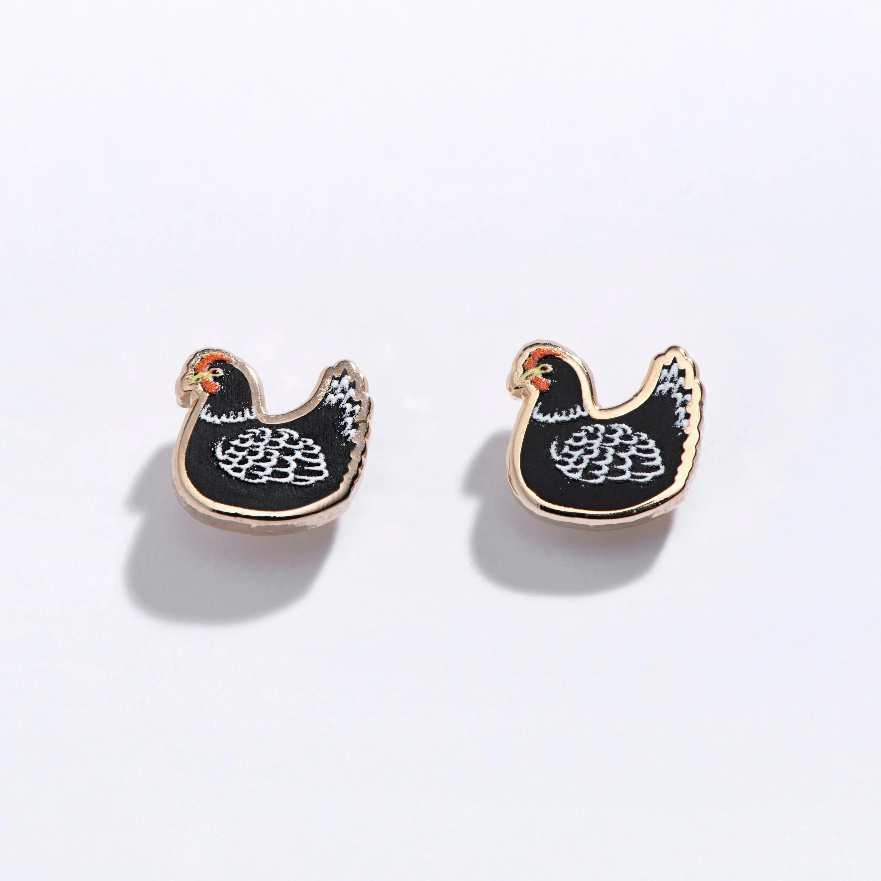 Chicken Stud Earrings - Image 3