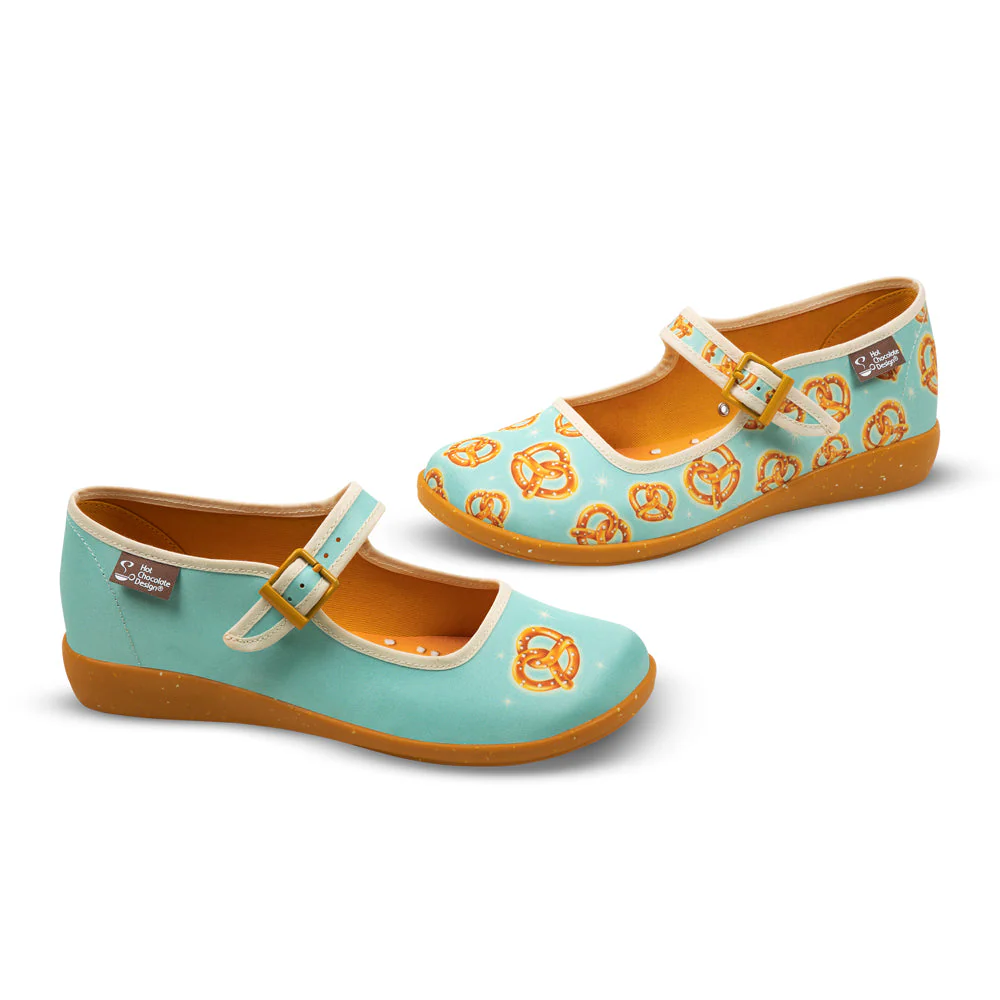 Chocolaticas® Atomic Pretzel Women's Mary Jane Flat - Image 4