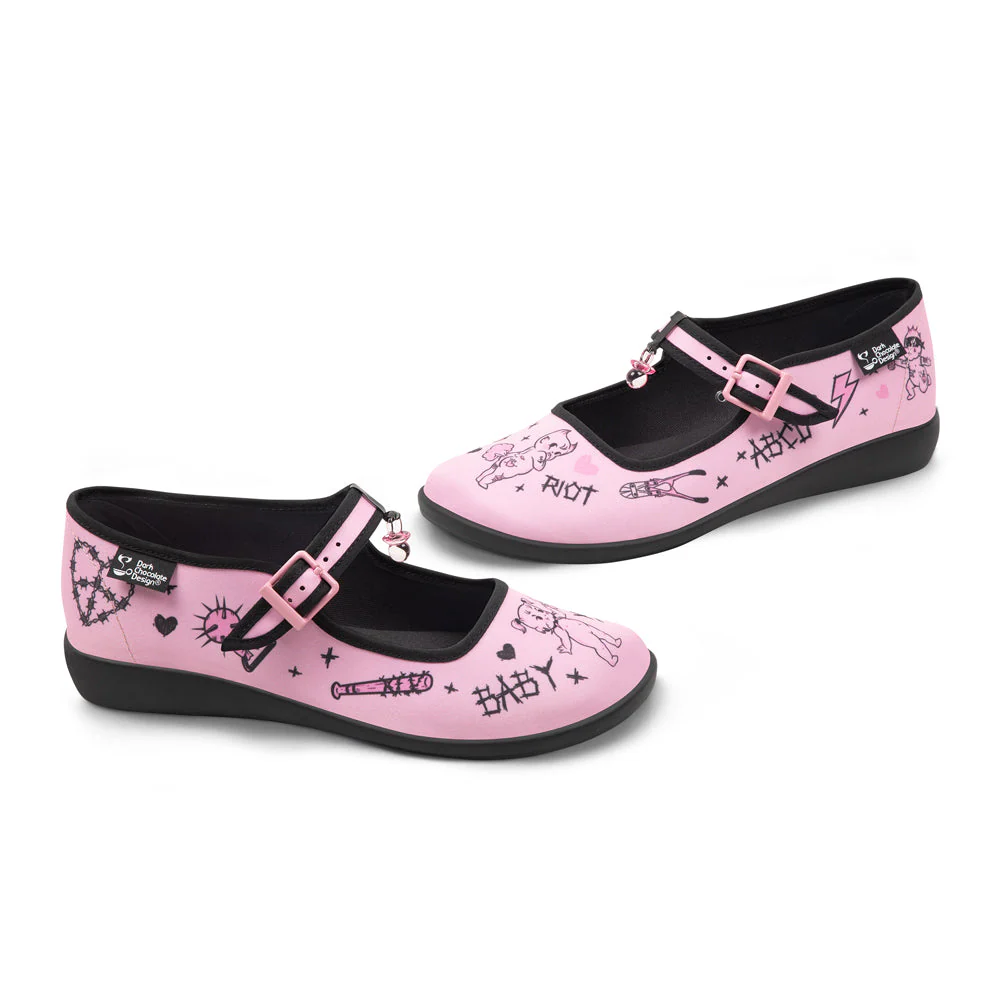 Chocolaticas® Baby Riot Women's Mary Jane Flat - Image 3