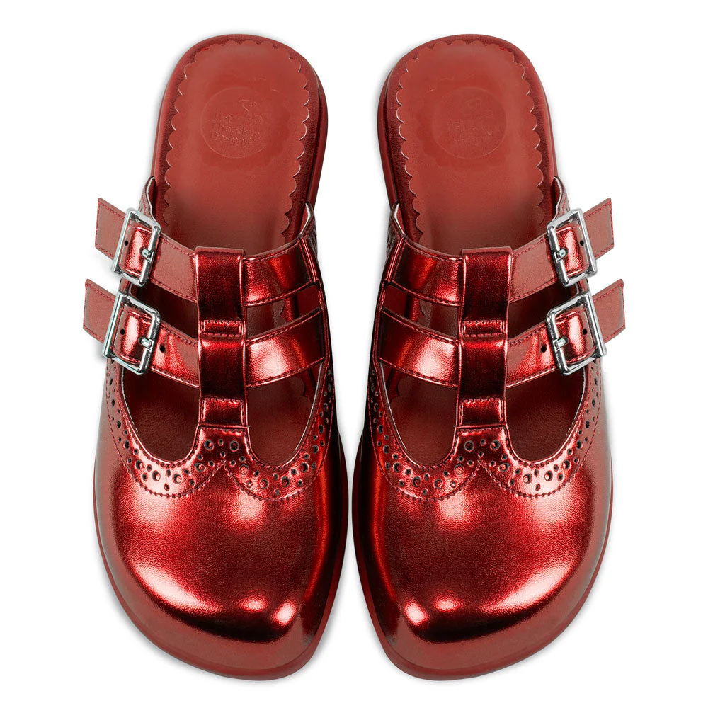 Chocolaticas® Chrome Crush Crimson Women's Clog - Image 3