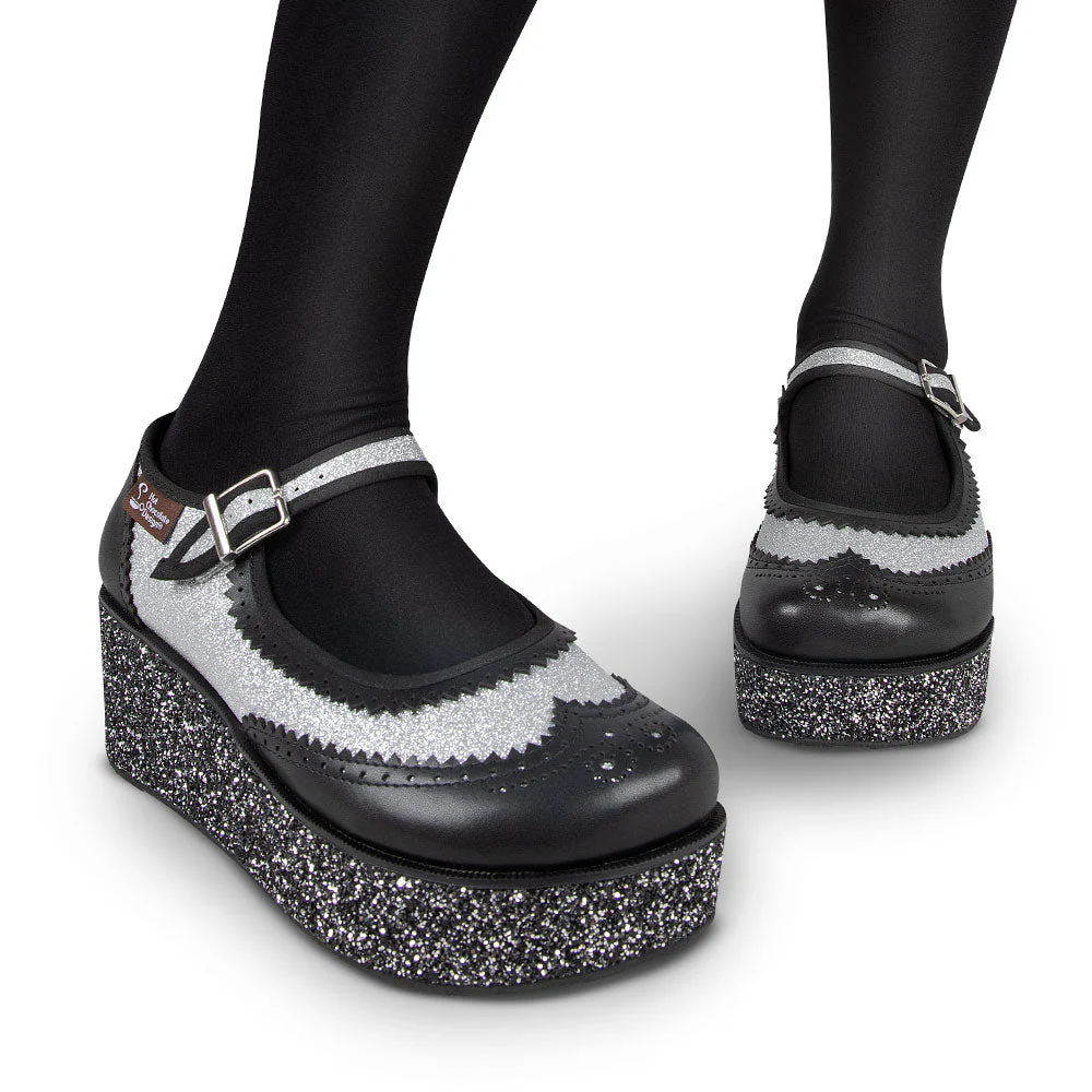 Chocolaticas® Havana Glitter Women's Mary Jane Platform - Image 5