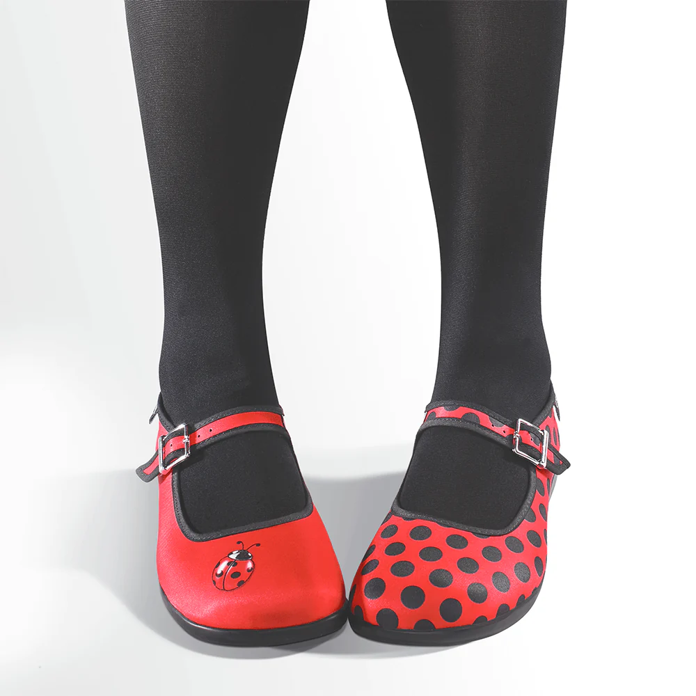 Chocolaticas® Ladybug Women's Mary Jane Flat - Image 4