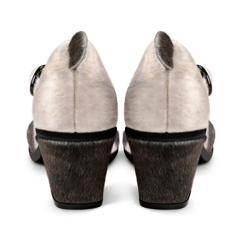 Chocolaticas® Mid Heels Panda Women's Mary Jane Pump - Image 4