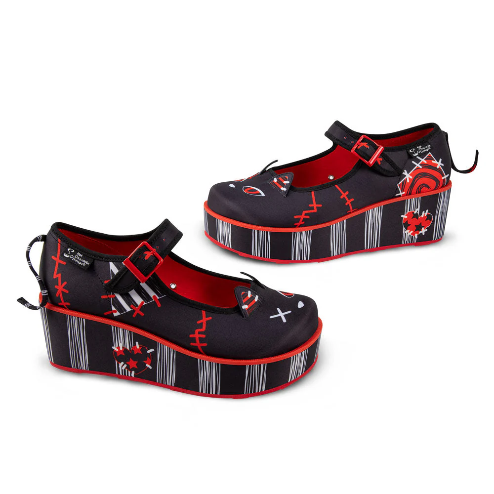 Chocolaticas® Riot Kitty Women's Mary Jane Platform - Image 3
