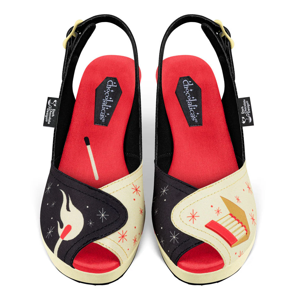 Chocolaticas® She's On Fire Women's Sandal - Image 2