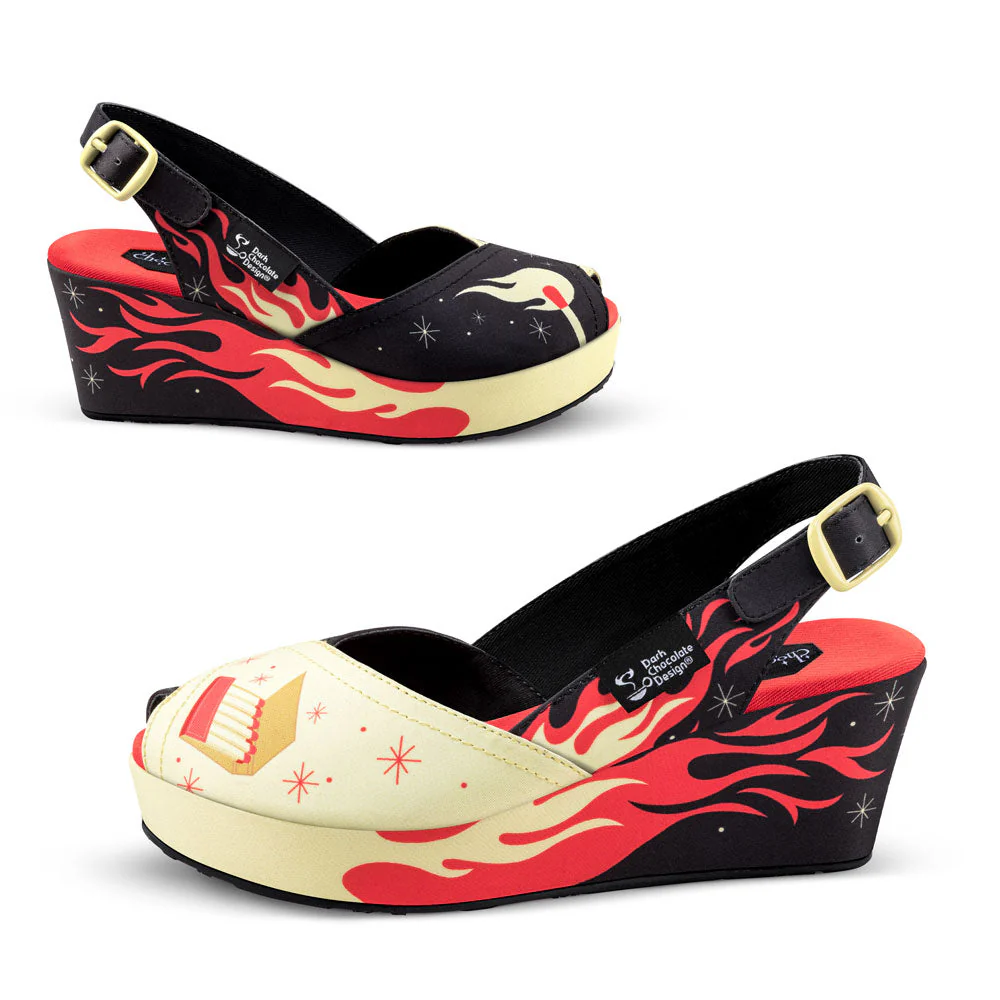 Chocolaticas® She's On Fire Women's Sandal - Image 3