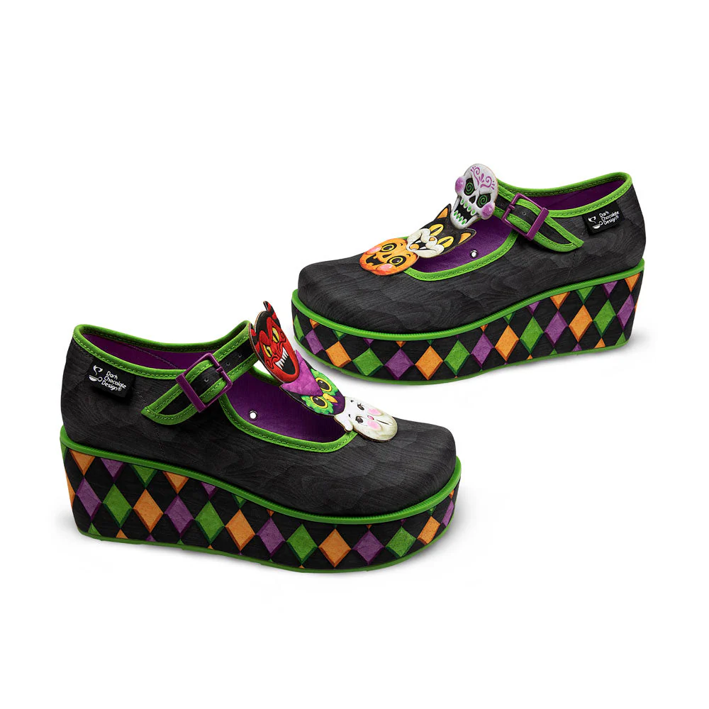 Chocolaticas® Spooky Gang Women's Mary Jane Platform - Image 4