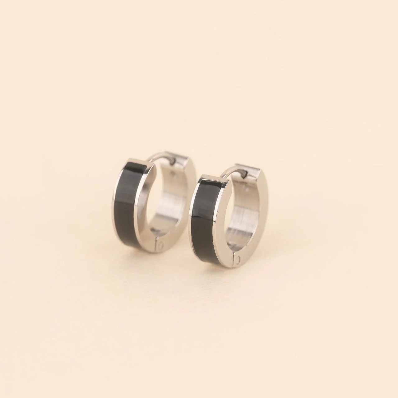 Chunky Huggie Hoop Earrings - 16 Color Options - Image 37
