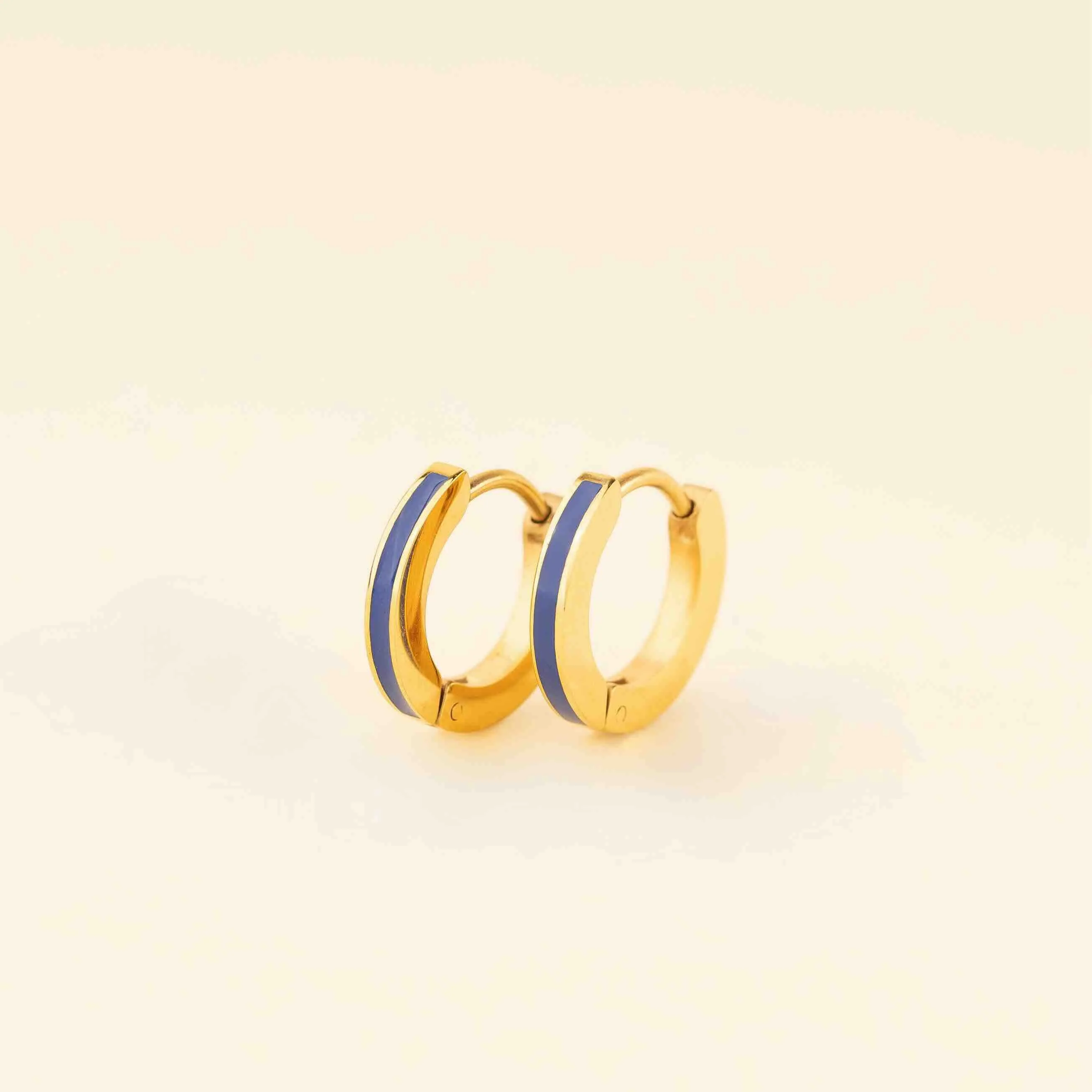 Color Huggie Hoop Earrings - Image 24