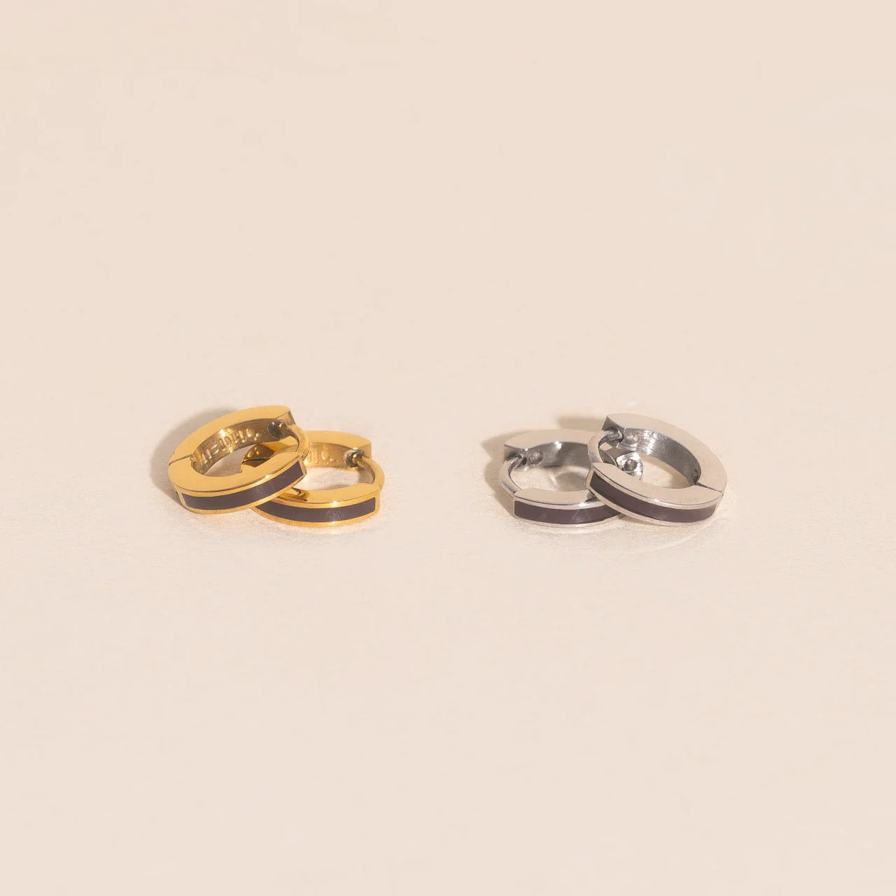Color Tiny Huggie Hoop Earrings - Image 13