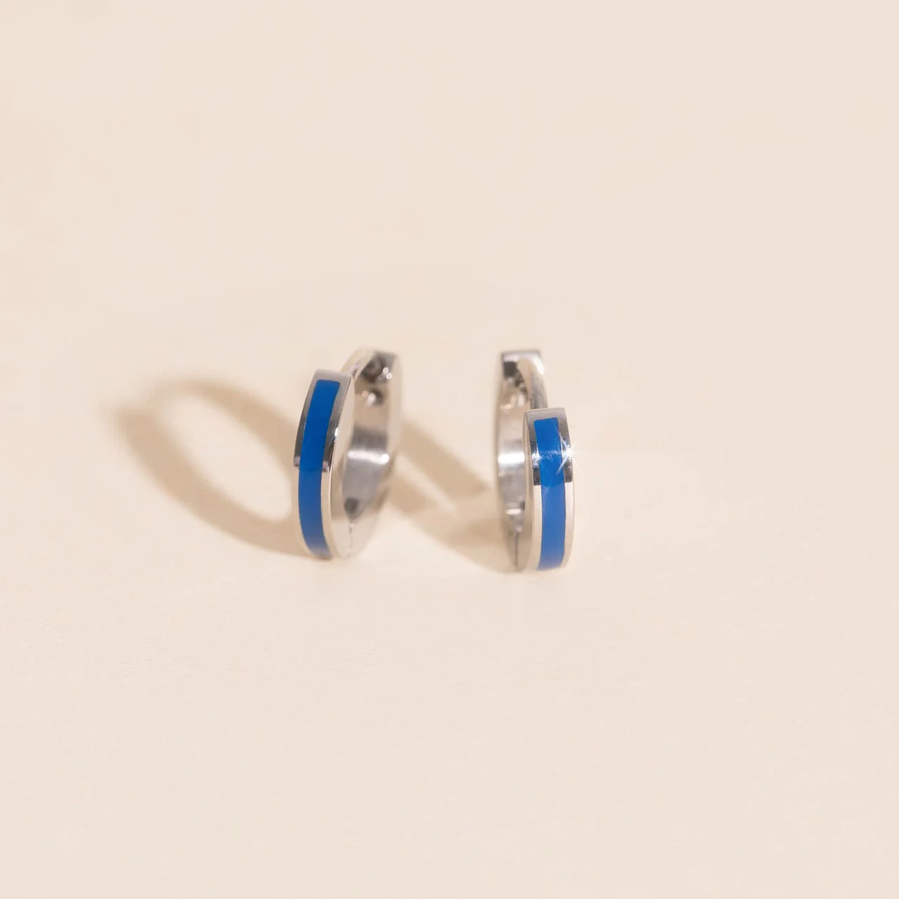 Color Tiny Huggie Hoop Earrings - Image 35