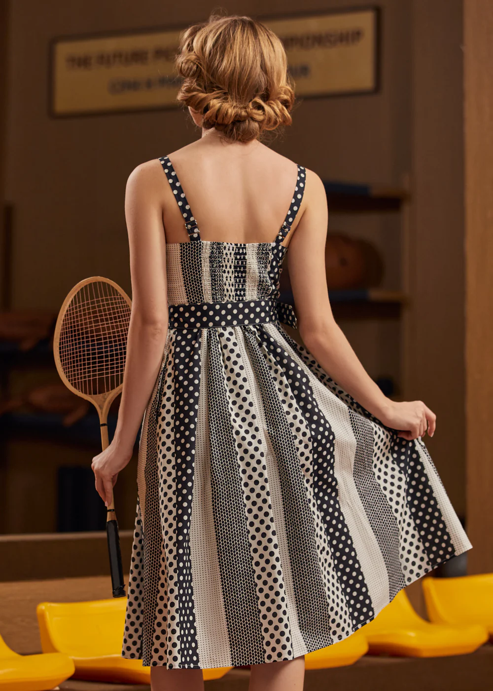 Center Court Sweetheart Dress - Image 4