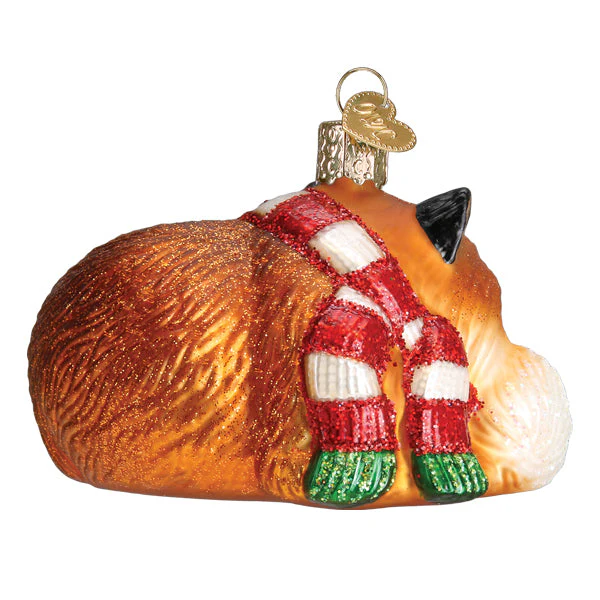 Cozy Fox Ornament - Image 2