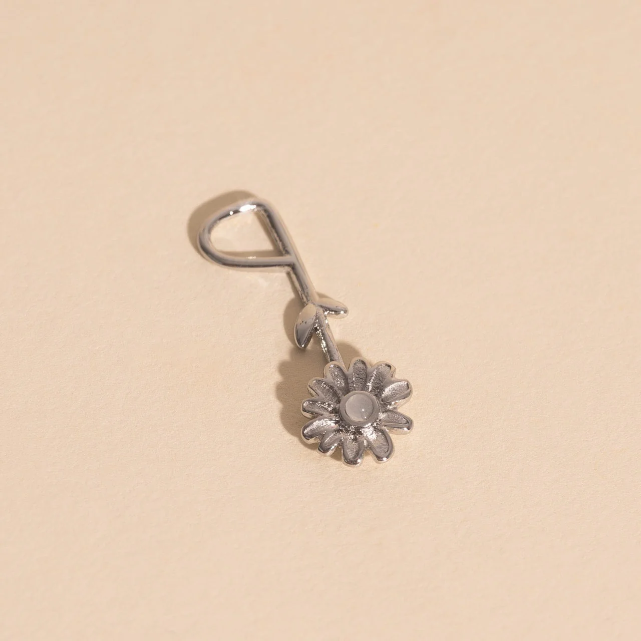 Dainty Daisy Necklace Charm - Image 2