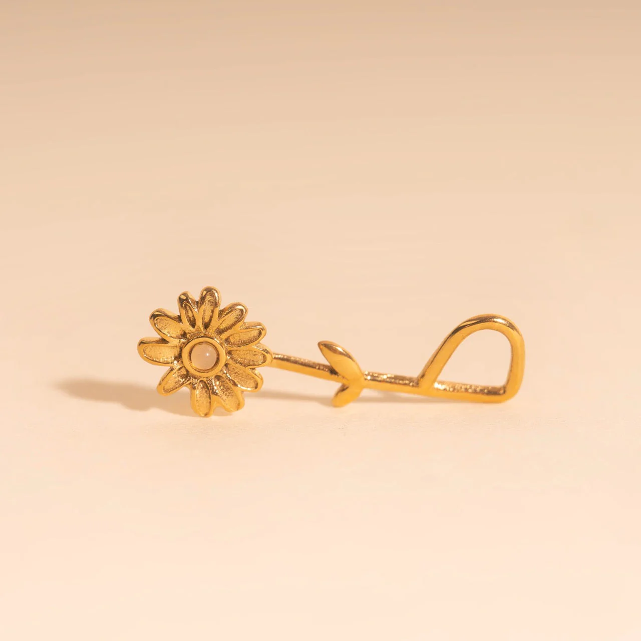 Dainty Daisy Necklace Charm - Image 4