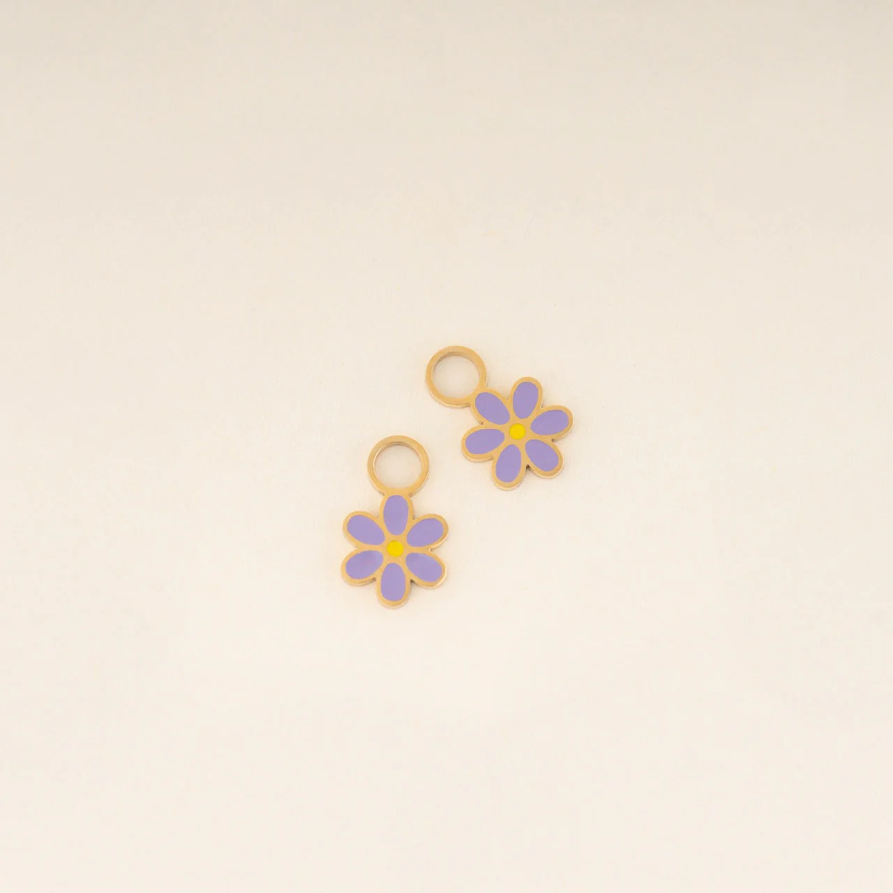 Daisy Huggie Hoop Charms - Image 3