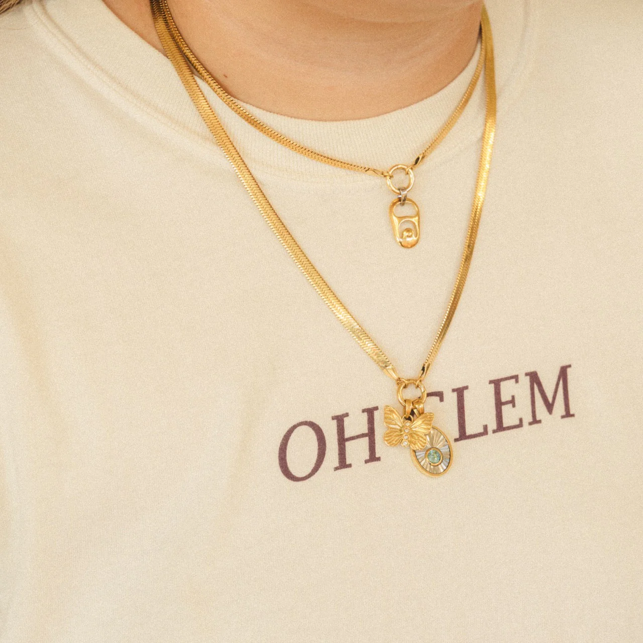 December Birthstone Necklace Charm - Image 2