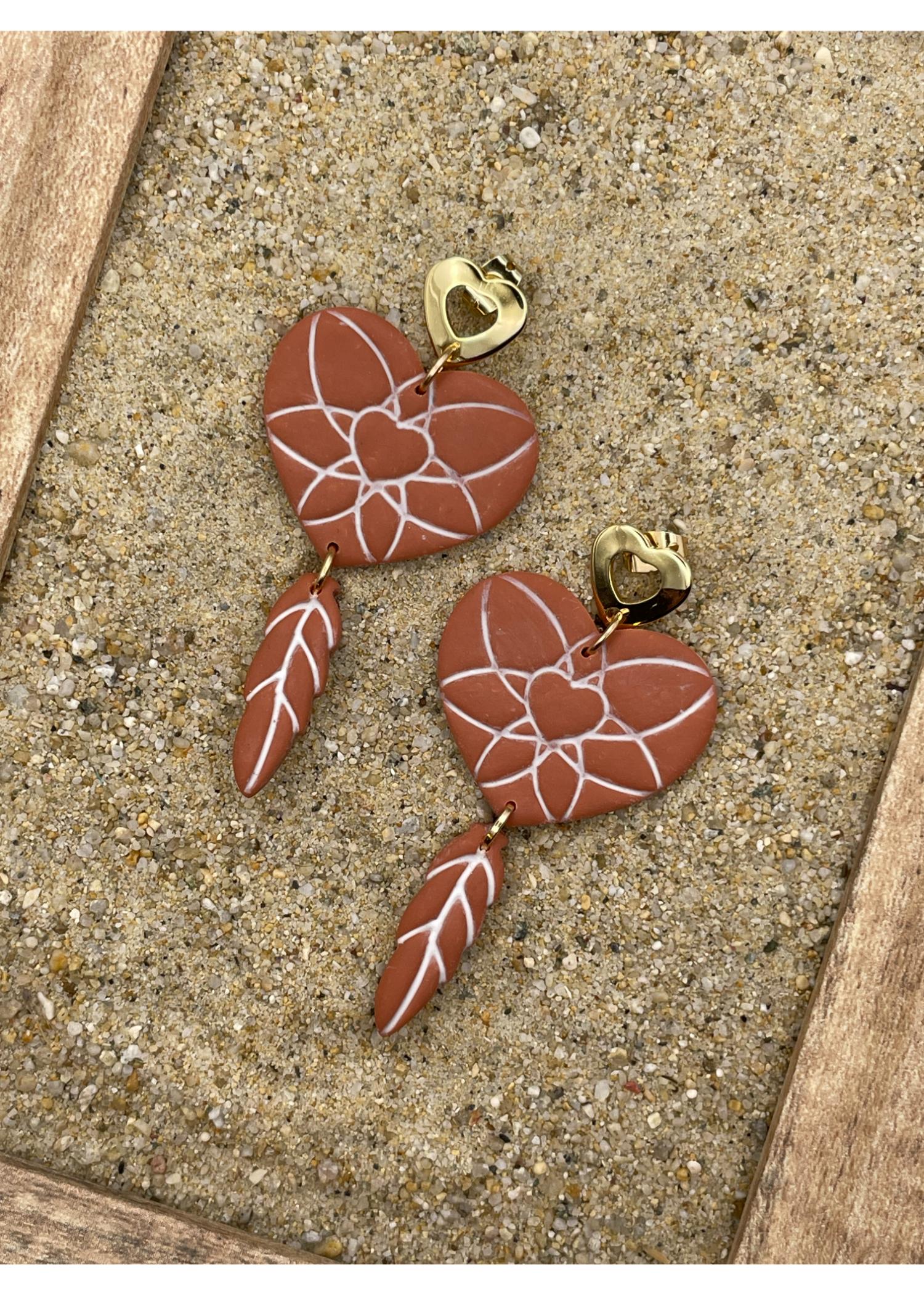 Dream Catcher Dangle Earrings - Image 2