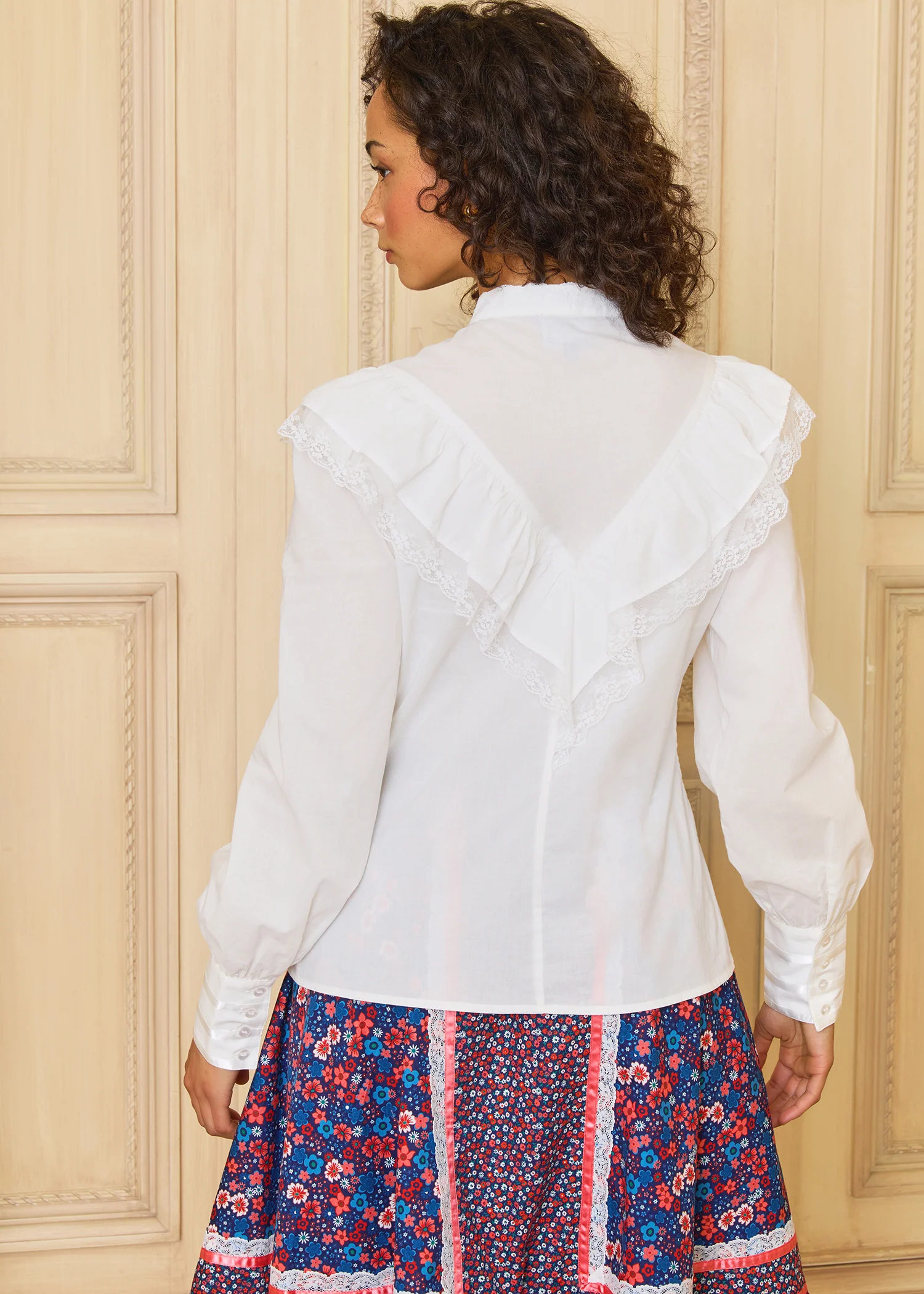 GUNNE SAX for ModCloth Karina Edwardian Ruffle Blouse - Image 5