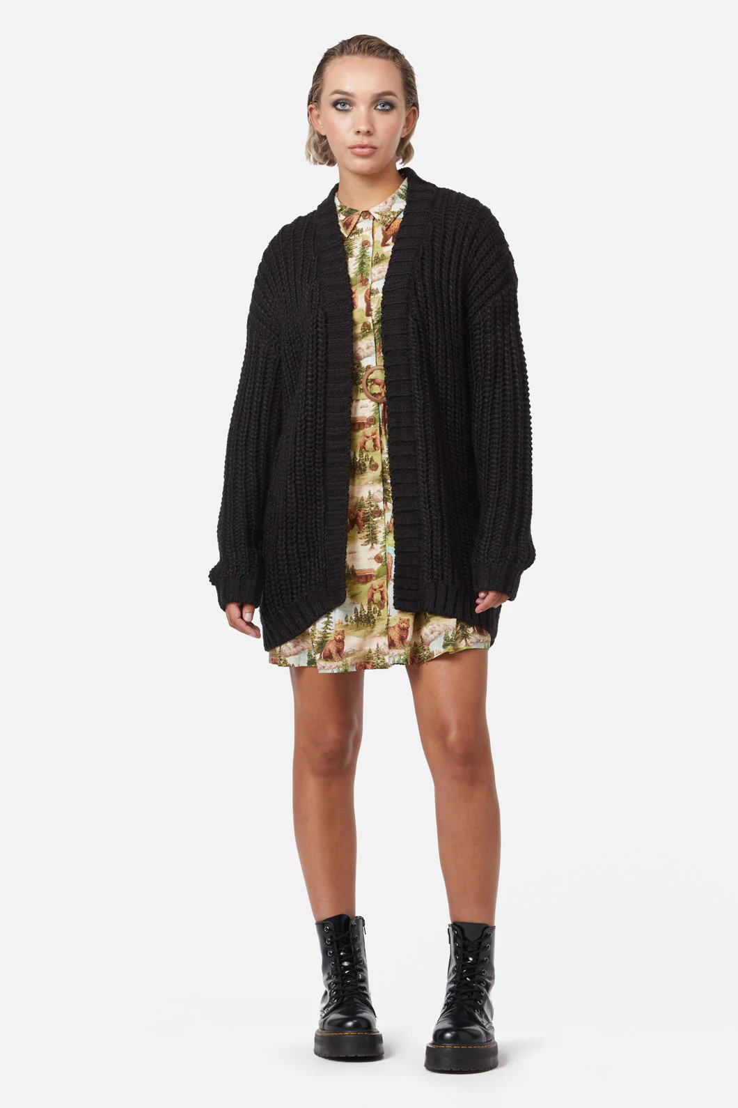 Field Work Chunky Knit Cardi - Image 5