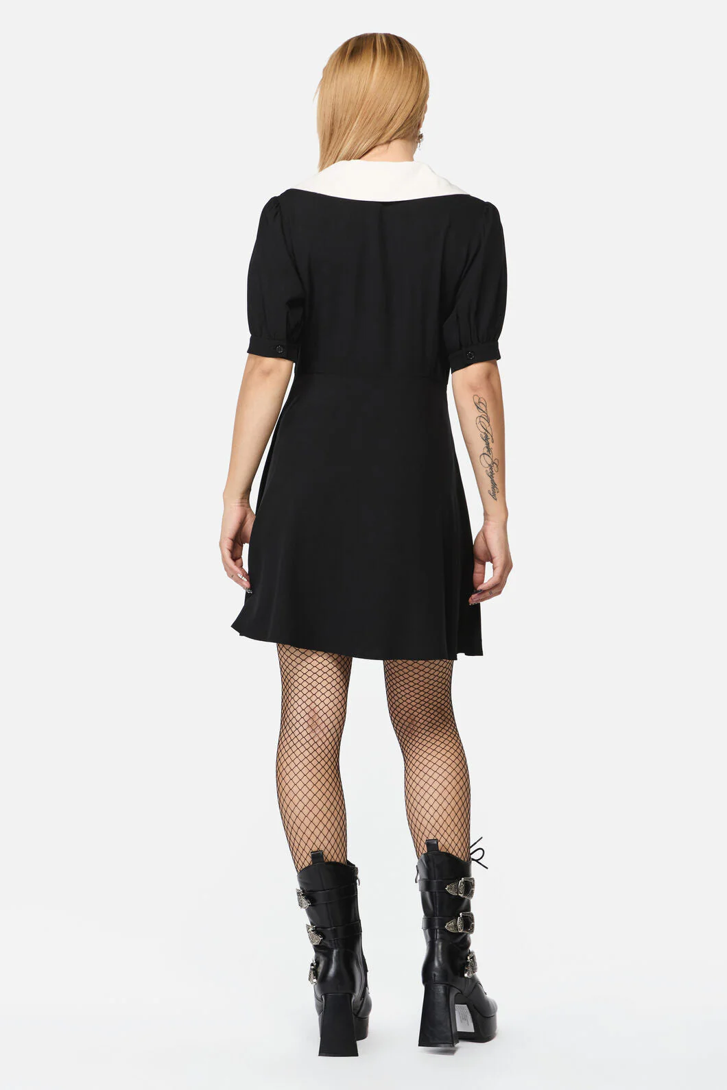 Fiona Contrast Collar Dress - Image 5