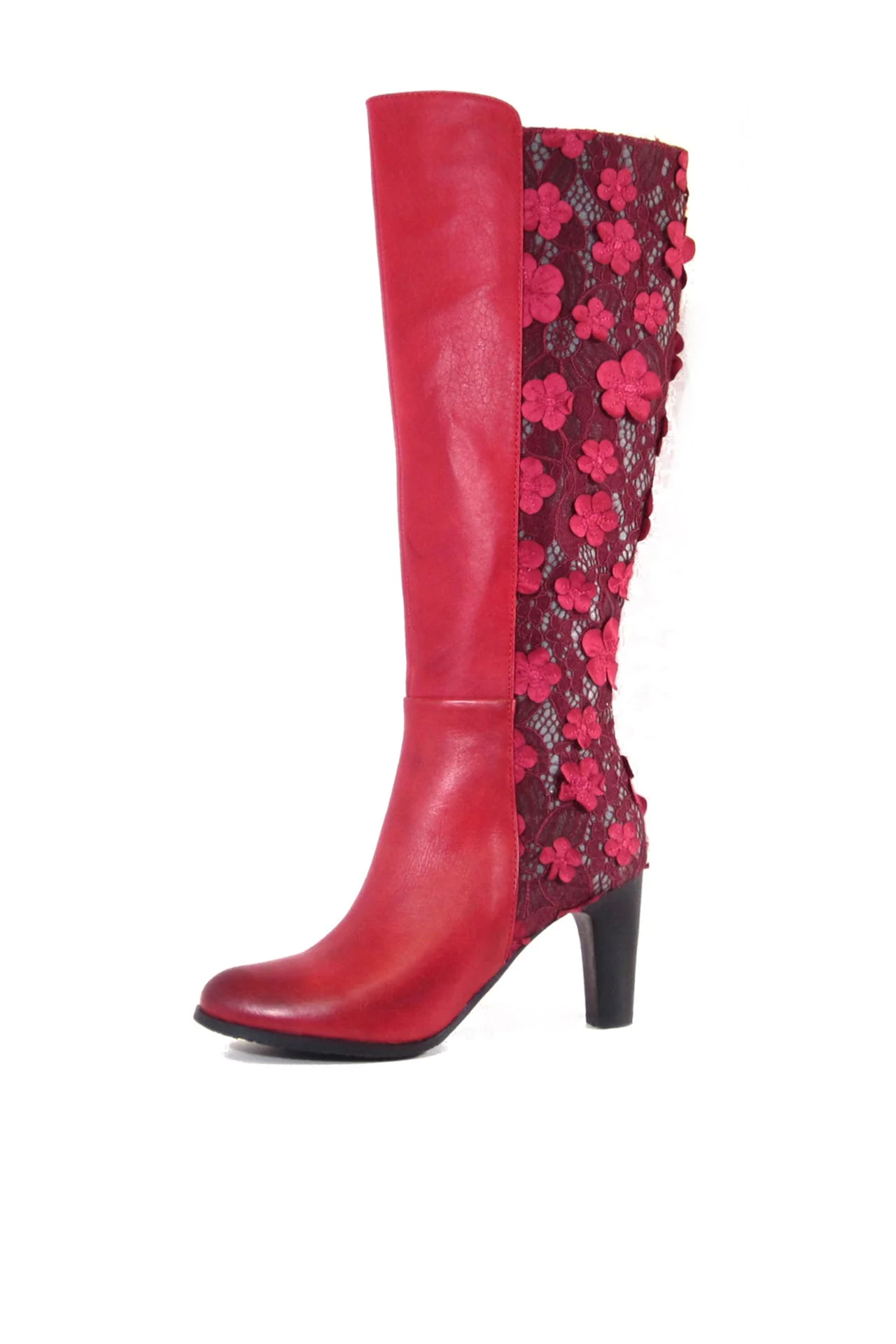 Geller Floral Lace Boots - Image 4
