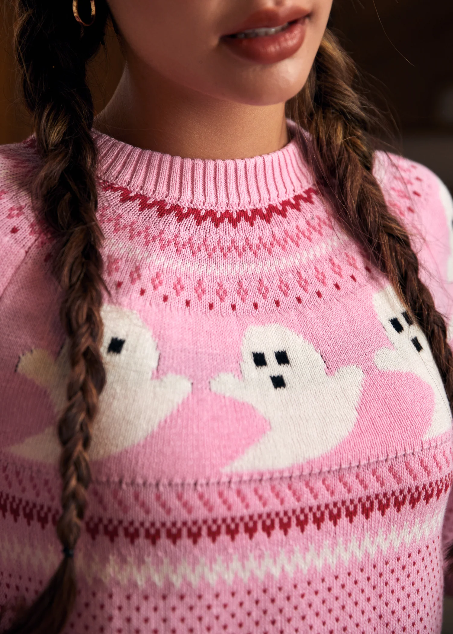 You've Been Ghosted Fair Isle Sweater - Image 2