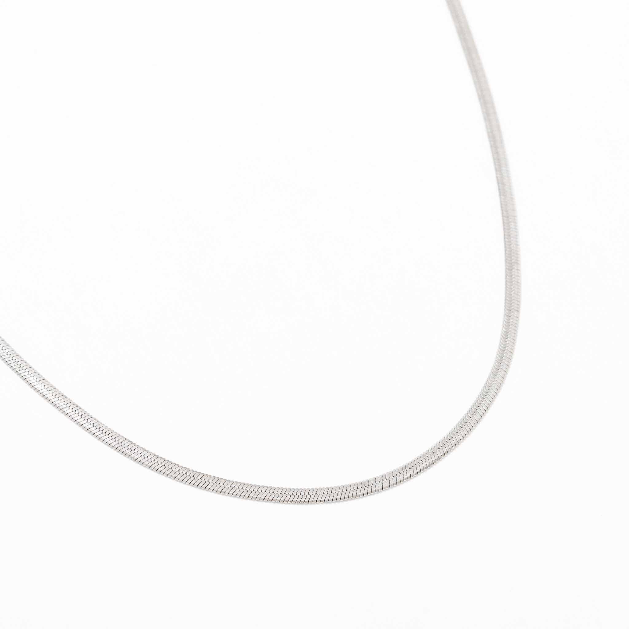 Herringbone Chain Necklace - Image 8