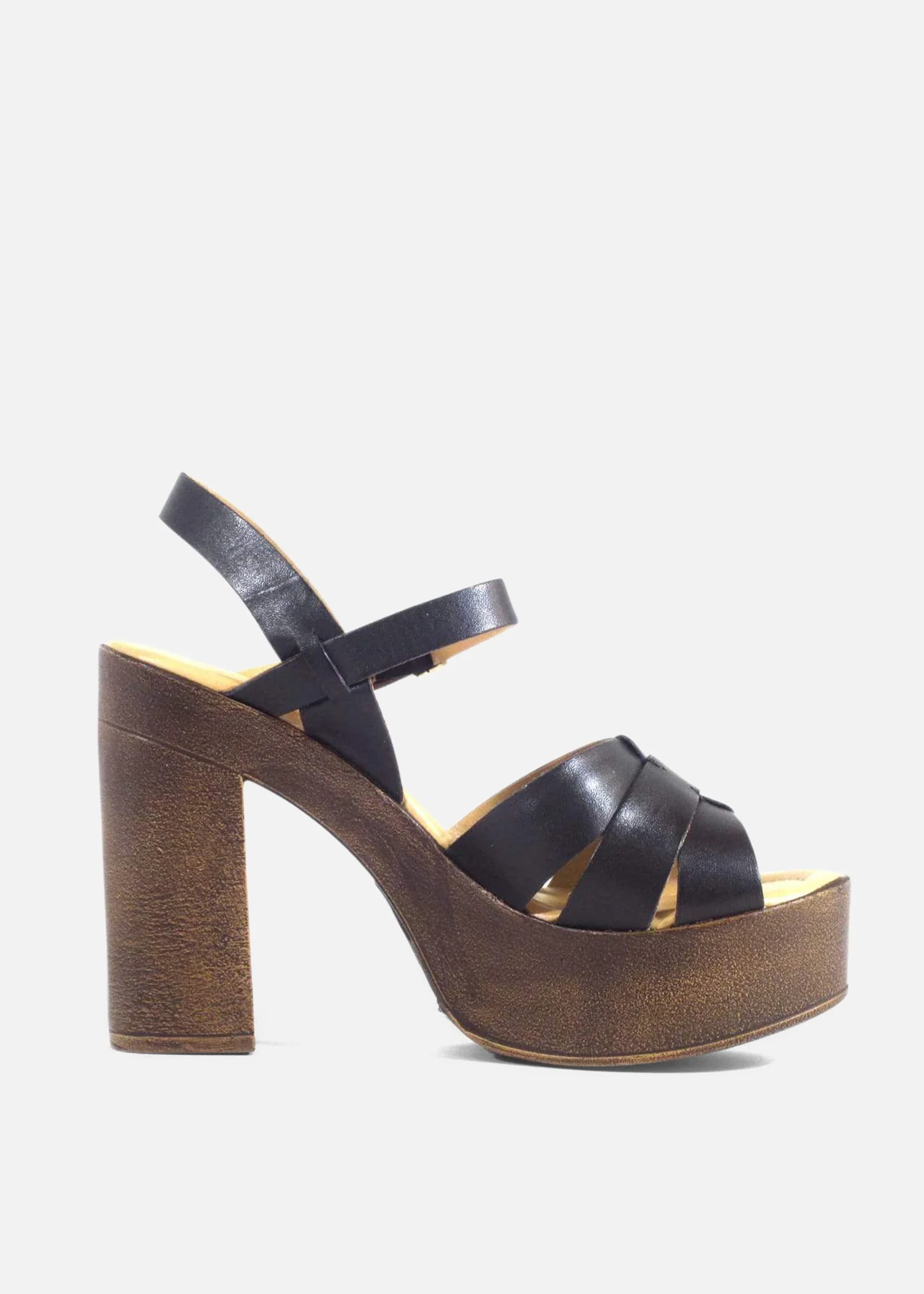 Hollie Wooden Platform Heels - Image 13