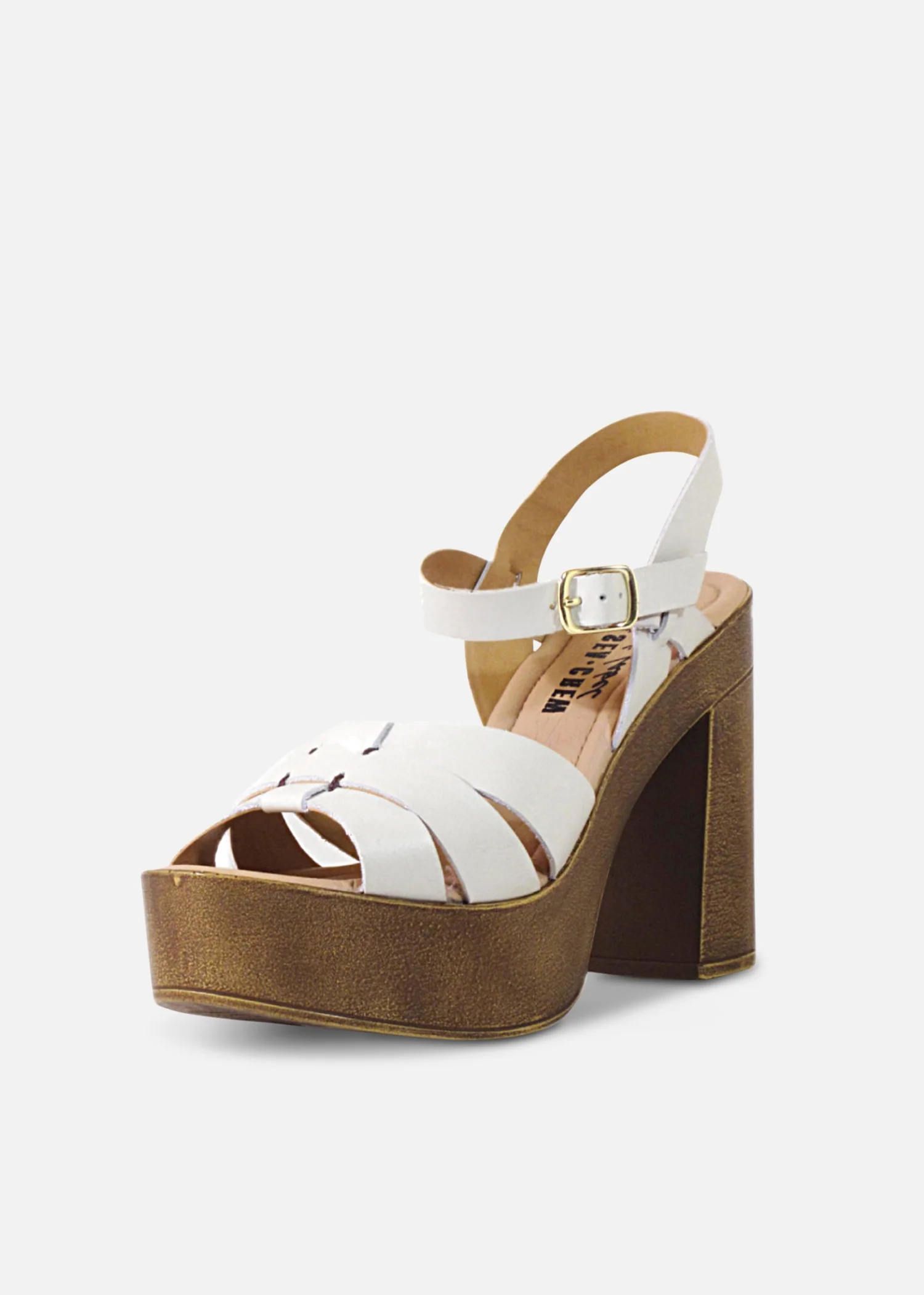 Hollie Wooden Platform Heels - Image 7