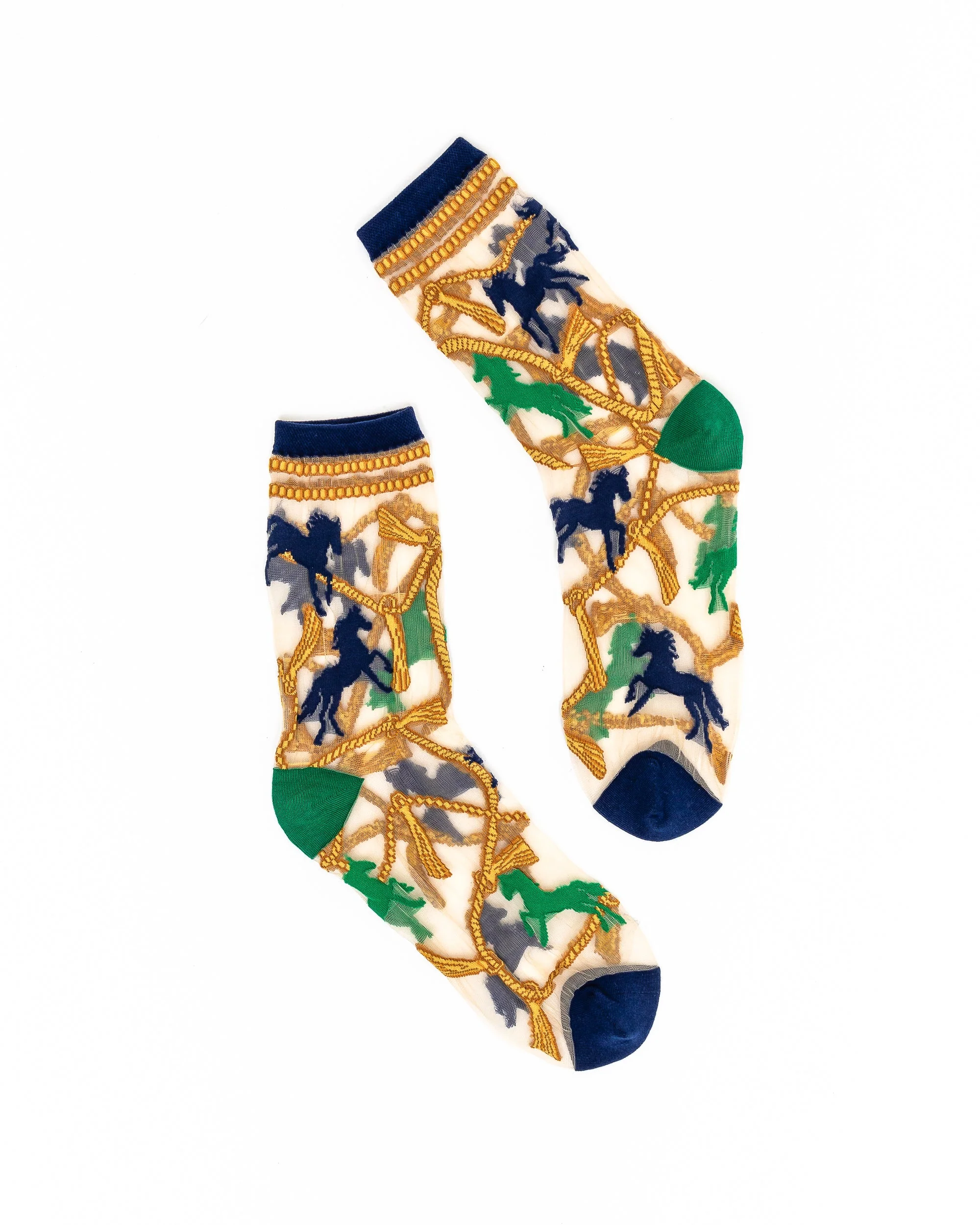 Horses and Chains Sheer Crew Sock - Image 3