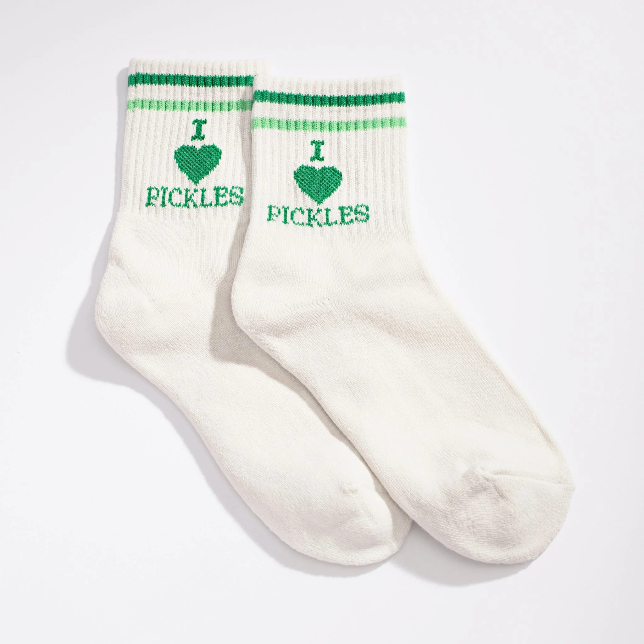 I Heart Pickles Quarter Crew Socks - Image 3