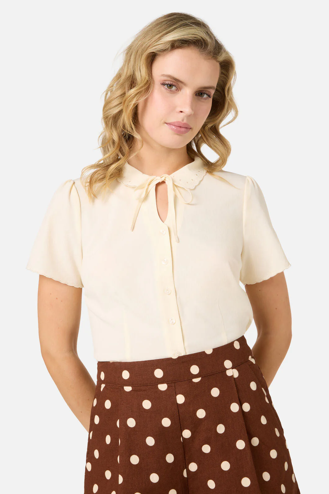 Josie Short Sleeve Blouse - Image 11