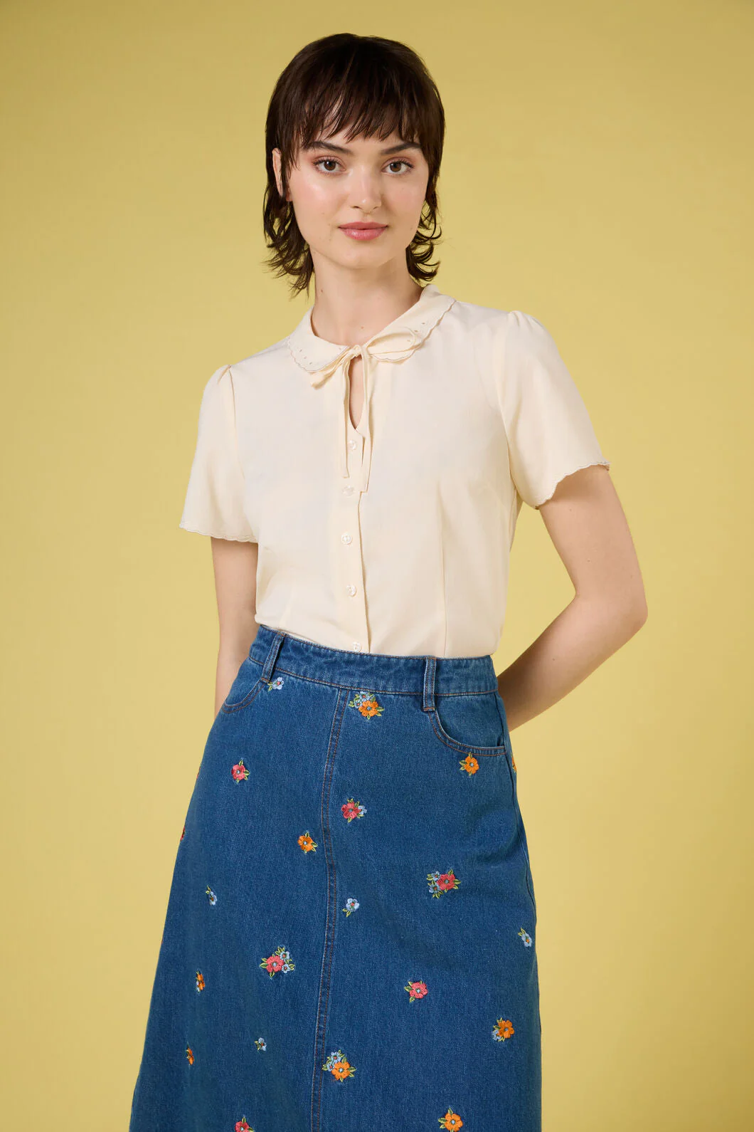 Josie Short Sleeve Blouse - Image 2