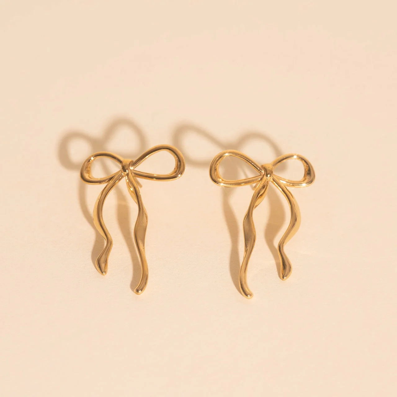 Jumbo Bow Stud Earrings - Image 2