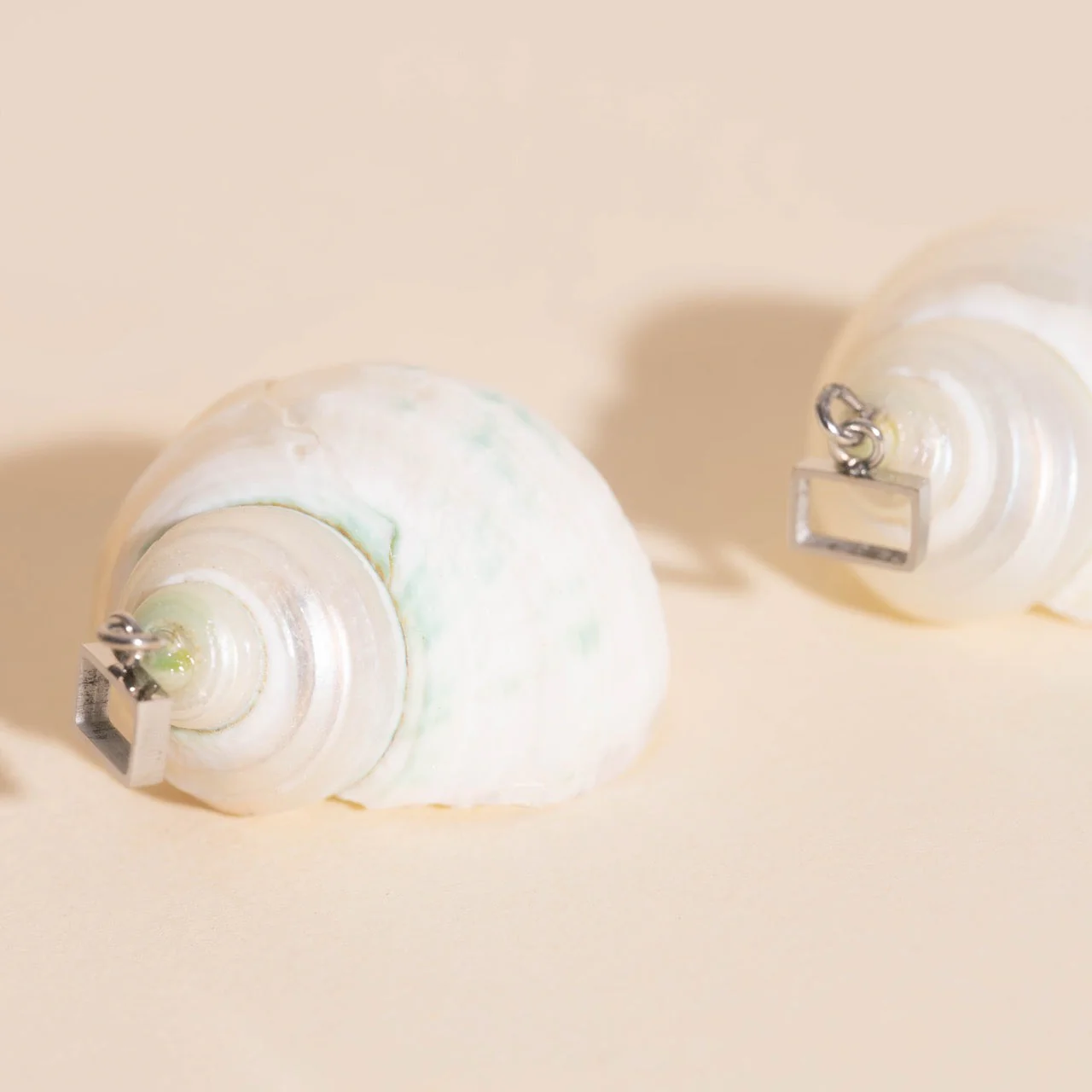 Jumbo Shell Super Chunky Huggie Hoop Charms - Image 6